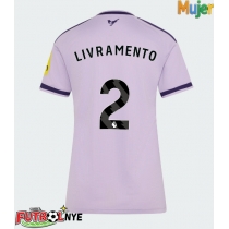 Camiseta Newcastle United Tino Livramento #2 Tercera Equipación para mujer 2026-27 manga corta